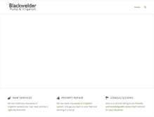 Tablet Screenshot of blackwelderpump.com